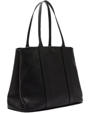 Lacoste Xl Shopping Top Handle Bag - Black