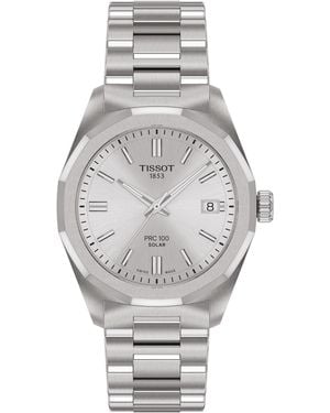 Tissot Prc100 Solar Analogue Quartz Watch - Metallic