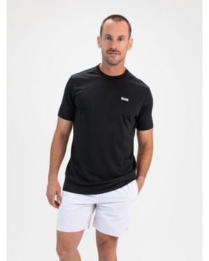Sjeng Sports S Tex Short Sleeve Performance Gym Top - Black