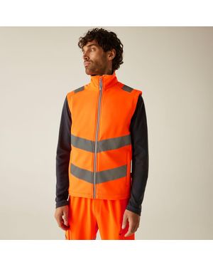 Regatta Hi-Vis Pro Contract Ablaze Softshell Bodywar - Orange