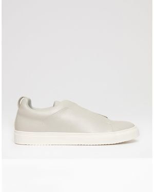 Threadbare Acefield Casual Low-Top Trainers - White