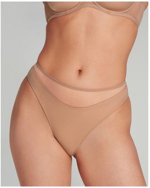 Agent Provocateur Lucky High Leg Brief - Natural