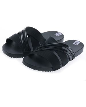 Zaxy Respiro Slide Flat Sandals - Blue