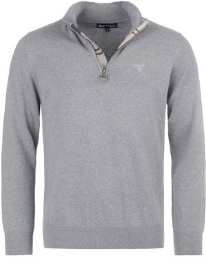 Barbour Half-Zip Jumper - Grey