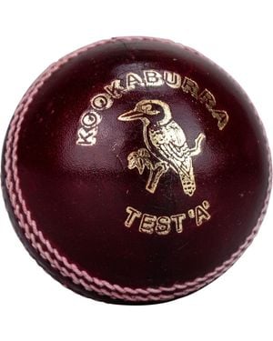 Kookaburra Sport Kookaburra Test Leather Cricket Ball - Red