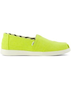 TOMS Alpargata Plus Canvas Slip On - Green