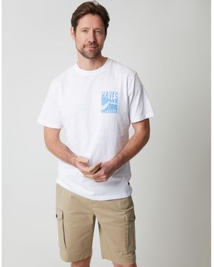Saltwell Argyle Regular Fit T-Shirt - White