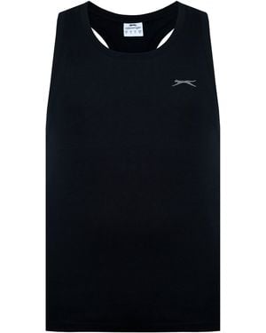 Slazenger 1881 Muscle Vest - Black