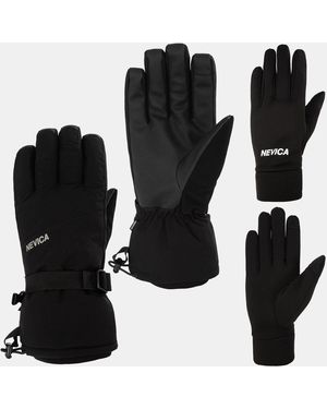 Nevica 3-In-1 Ski Gloves - Black