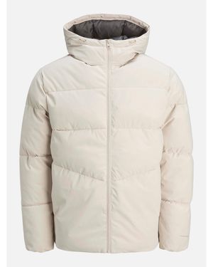 Jack & Jones Global Short Puffer Jacket - White