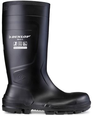 Dunlop Work-it Full Safety Wellington - Black