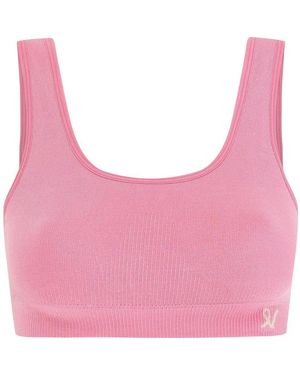 Nudea Seamless Crop Top Tencel Seamless - Pink