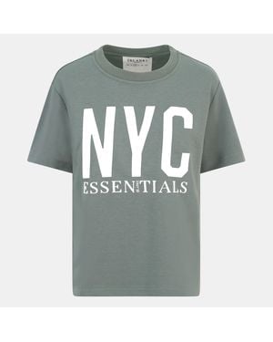 Blank Essentials Nyc Cotton Short Sleeve Oversized T-Shirt - Grey