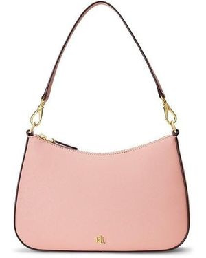 Ralph Lauren Crosshatch Medium Danni Bag - Pink