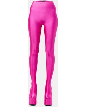 Balenciaga Over The Knee Boots - Pink