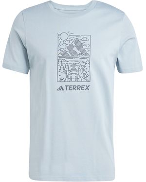 adidas Terrex Graphic T-Shirt - Blue