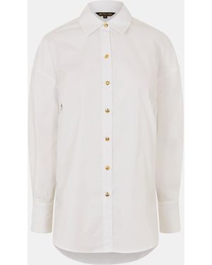 Biba Branded Shirt Ladies - White