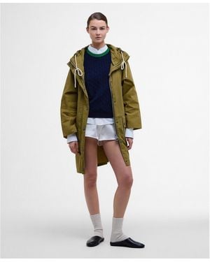 Barbour Pattie Waterproof Hooded Long Sleeve Rain Anorak - Multicolour