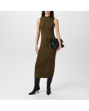 Barbour Milla Knitted Midi Dress - Green