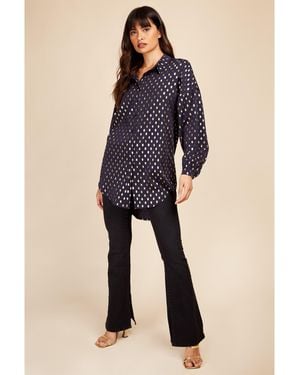Little Mistress Wrap Top - Blue