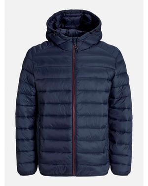 Jack & Jones Bradley Hooded Puffer - Blue