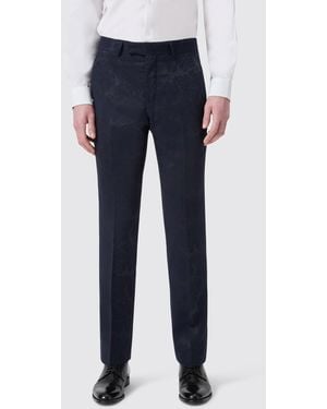 Twisted Tailor Minerva Slim Fit Tux Trouser - Blue