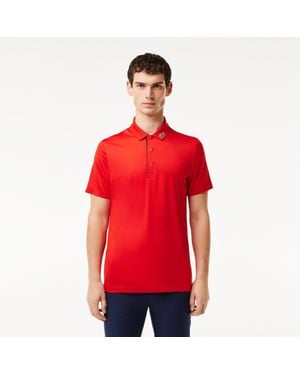 Lacoste Crocodile Polo Shirt - Red