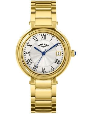 Rotary Ladies Heritage Ss Bracelet Watch - Metallic