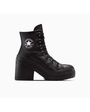Converse Chuck 70 De Luxe Heel Pla Ankle Heeled Boots - Black