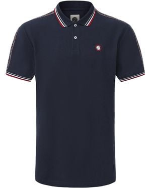 Pretty Green Tape Polo - Blue