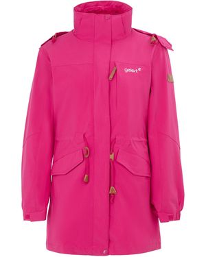 Gelert Wind Resistant Fleece Lined Full Zip Long Sleeve Hoodie - Pink