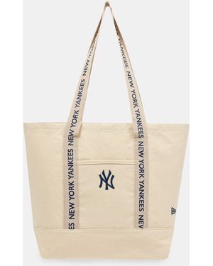 KTZ Canvas Strap Tote Bags - Natural
