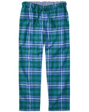 Lounge Ladies Organic Brushed Cotton Lounge Trousers - Blue