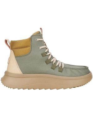 HEYDUDE Wendy Peak Apres Ankle Boots - Green