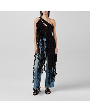 Amy Lynn Suki Sleeveless Shirt - Blue