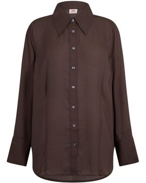 Levi's Pl Maeve Blouse Elodie Floral - Brown
