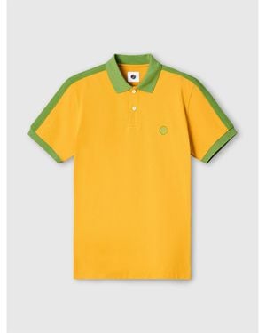 Pretty Green Pg Denton Short-Sleeve Polo Shirt - Yellow