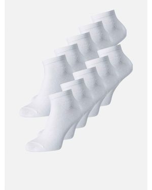 Jack & Jones Trainer Ankle Socks - White