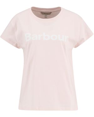 Barbour Hartland T-Shirt - Pink