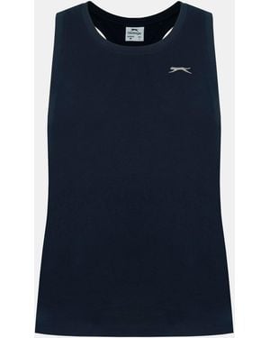 Slazenger 1881 Muscle Vest - Blue