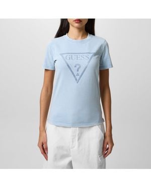 Guess Vintage Stones Regular Fit T-Shirt - Blue