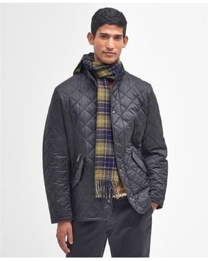 Barbour Tartan Lambswool Scarf - Blue
