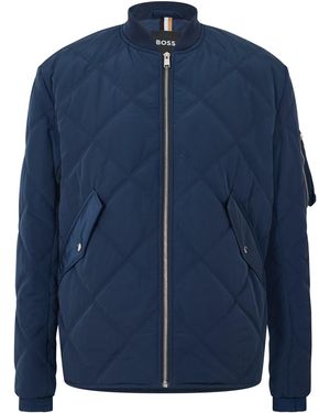 BOSS Caramo Bomber Jacket - Blue