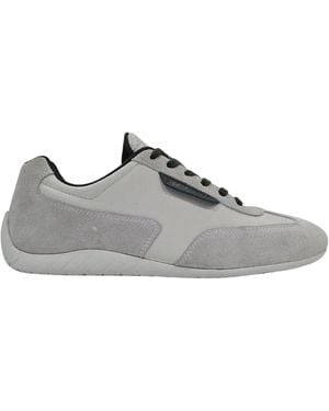 Jack Wills Jw Yosemite Suede Lace Up Low-Top Trainers - Grey