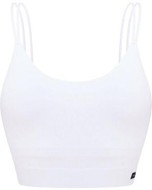 Lee Jeans Longline Crop Top Ava - White