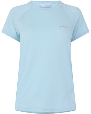 Columbia Bogata Bay Tee Short Sleeve Performance T-Shirt - Blue