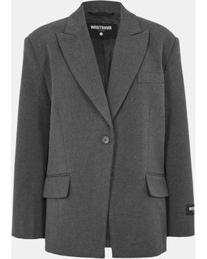 WRSTBHVR Tailored Blazer - Grey
