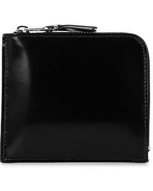 Comme des Garçons Zip Around Leather Wallet - Black