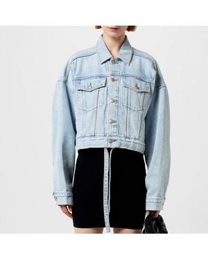 Alexander Wang Trucker Denim Jacket - Blue