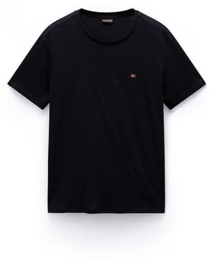Napapijri Salis Short Sleeve T-Shirt - Black